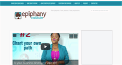 Desktop Screenshot of epiphanyinstitute.com